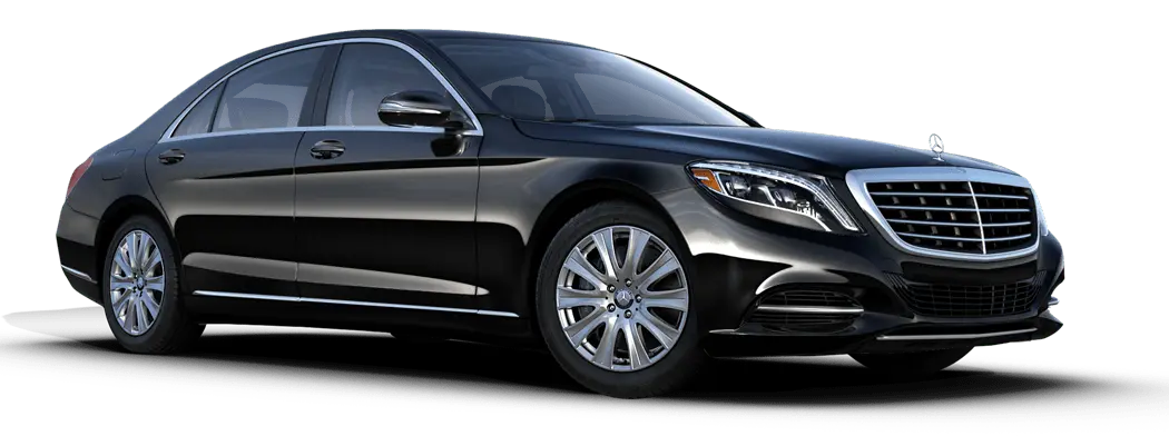 Luxury black Sedan